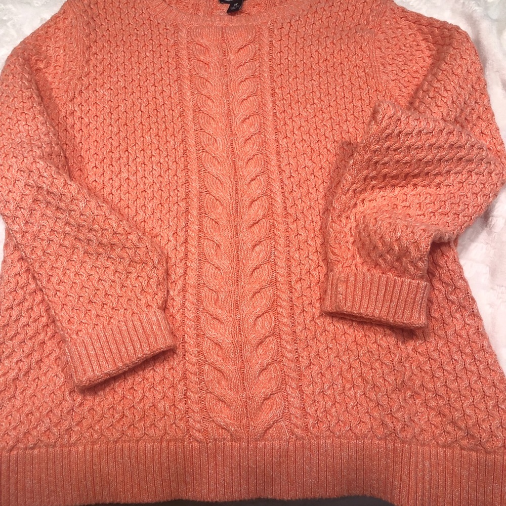 LANDS END PULLOVER RIBBED KNIT SWEATER - Picture 3 of 7